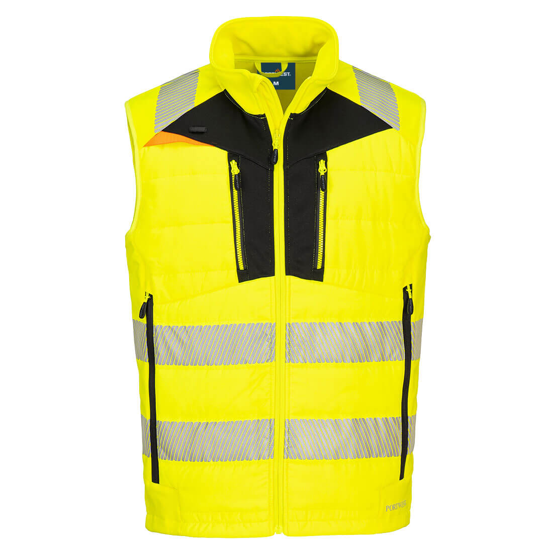 Kamizelka softshell DX4 Hi-Vis — Żółty/Czarny