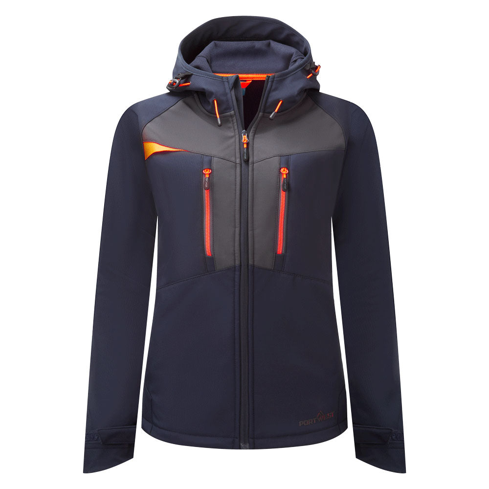 Softshell damski DX4 (3L) — Granatowy