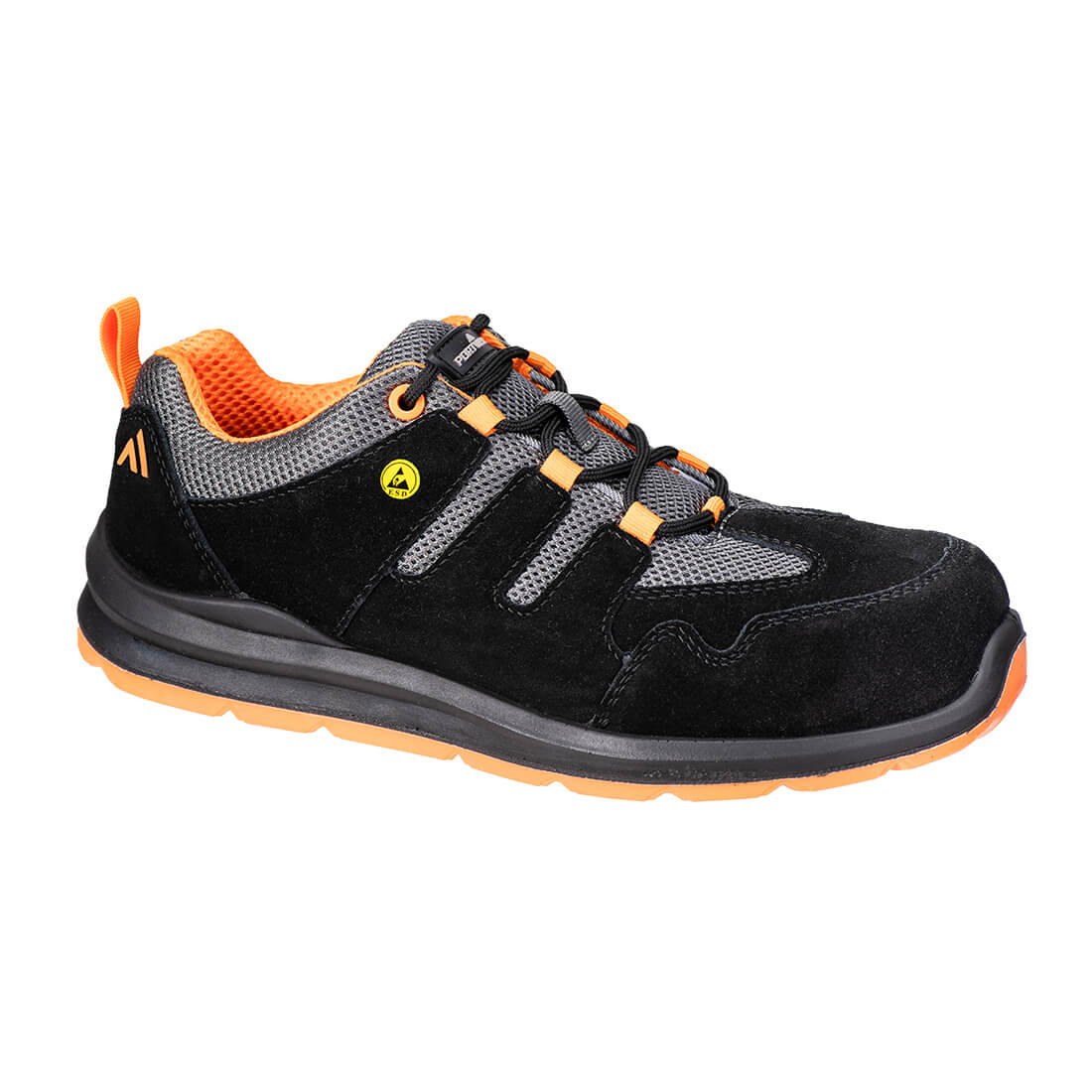Półbut sportowy S1 ESD SR FO Composite — Czarny/Pomarańcz