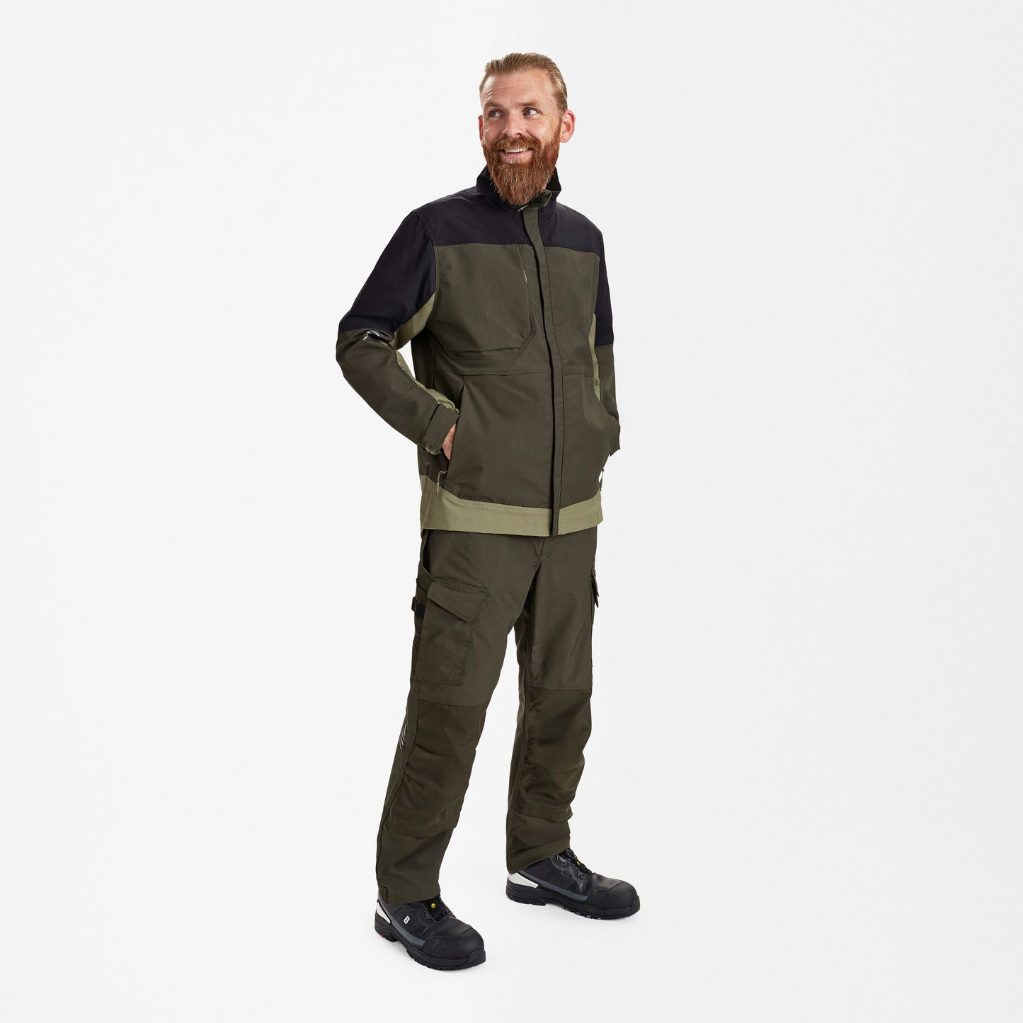 Entire Work Jacket with 2-way stretch