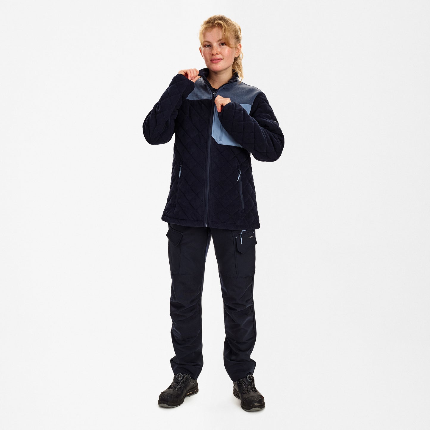 Entire Women's Quilted Fleece Jacket
