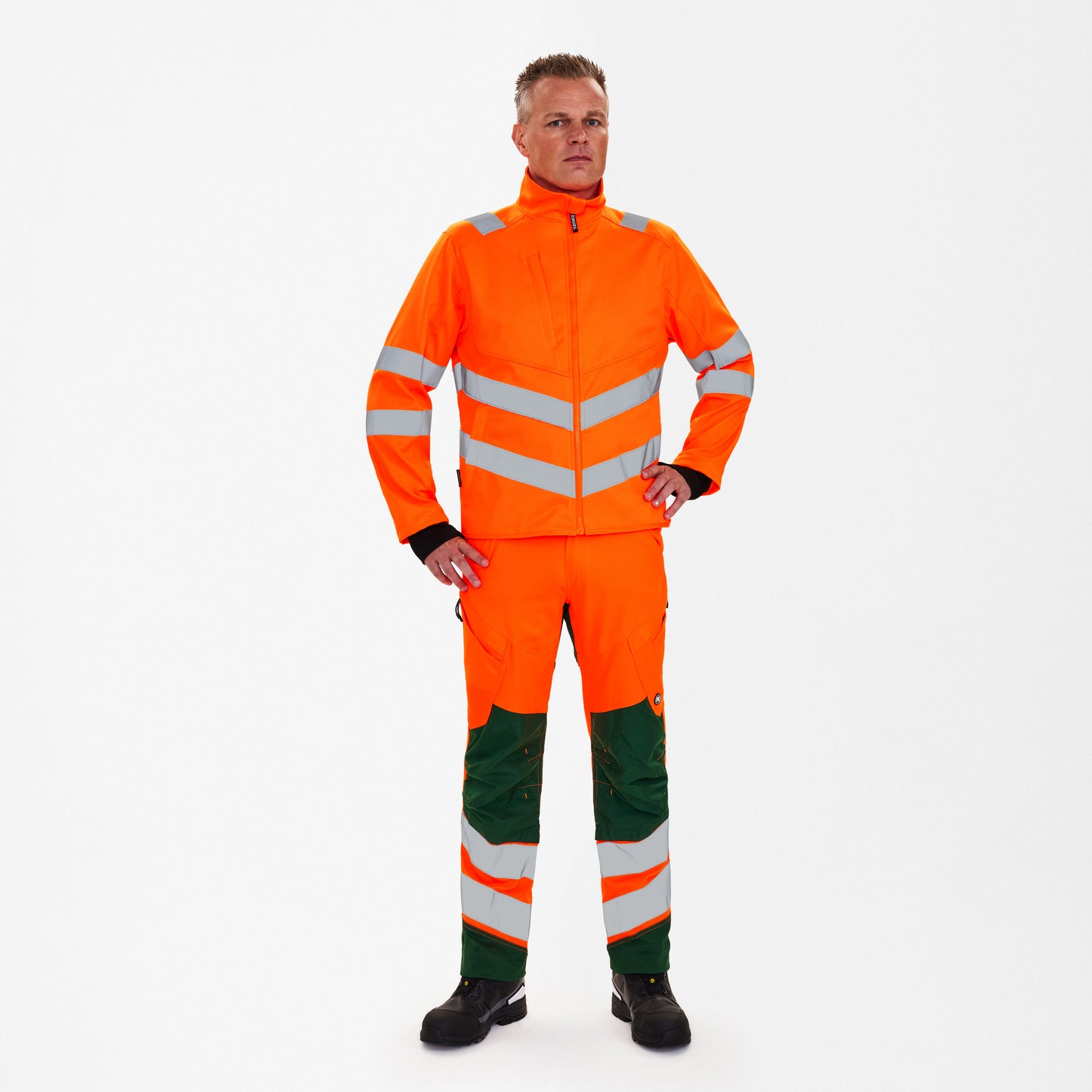 Safety Work Jacket with 2-way stretch