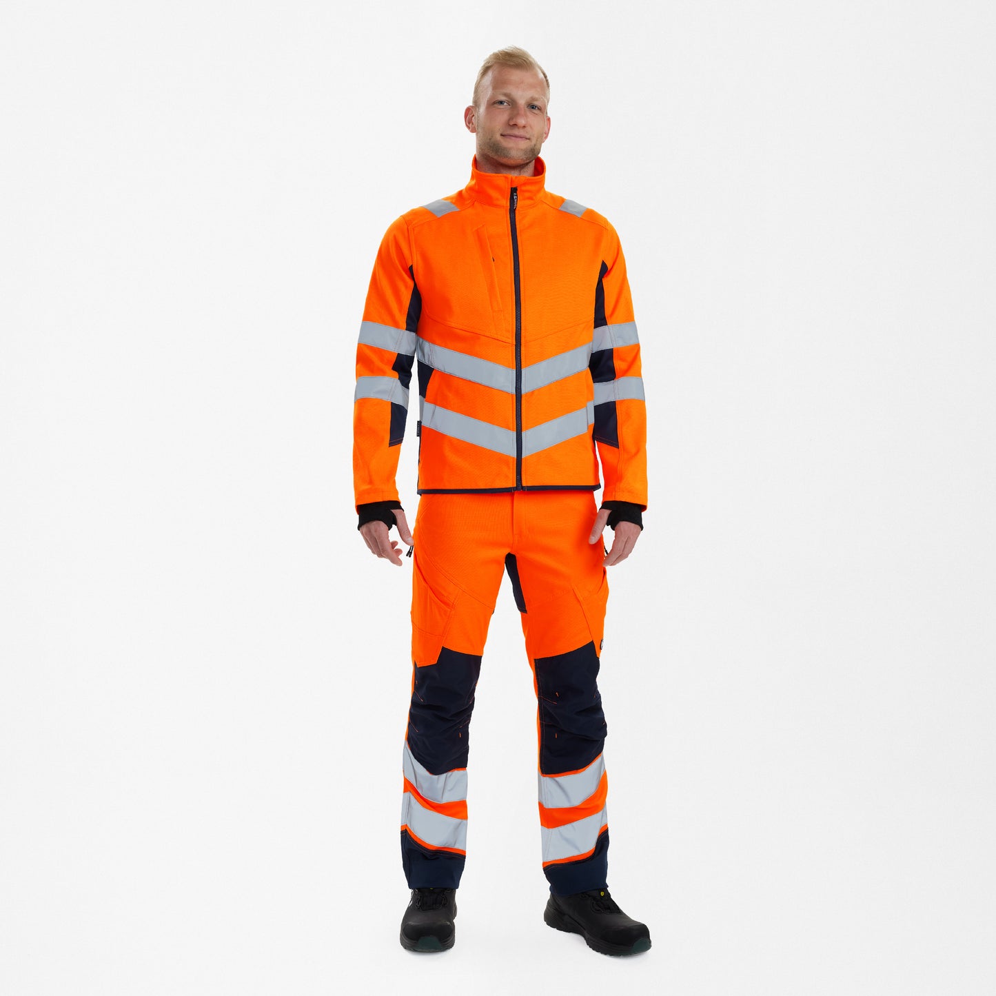 Safety Work Jacket with 2-way stretch