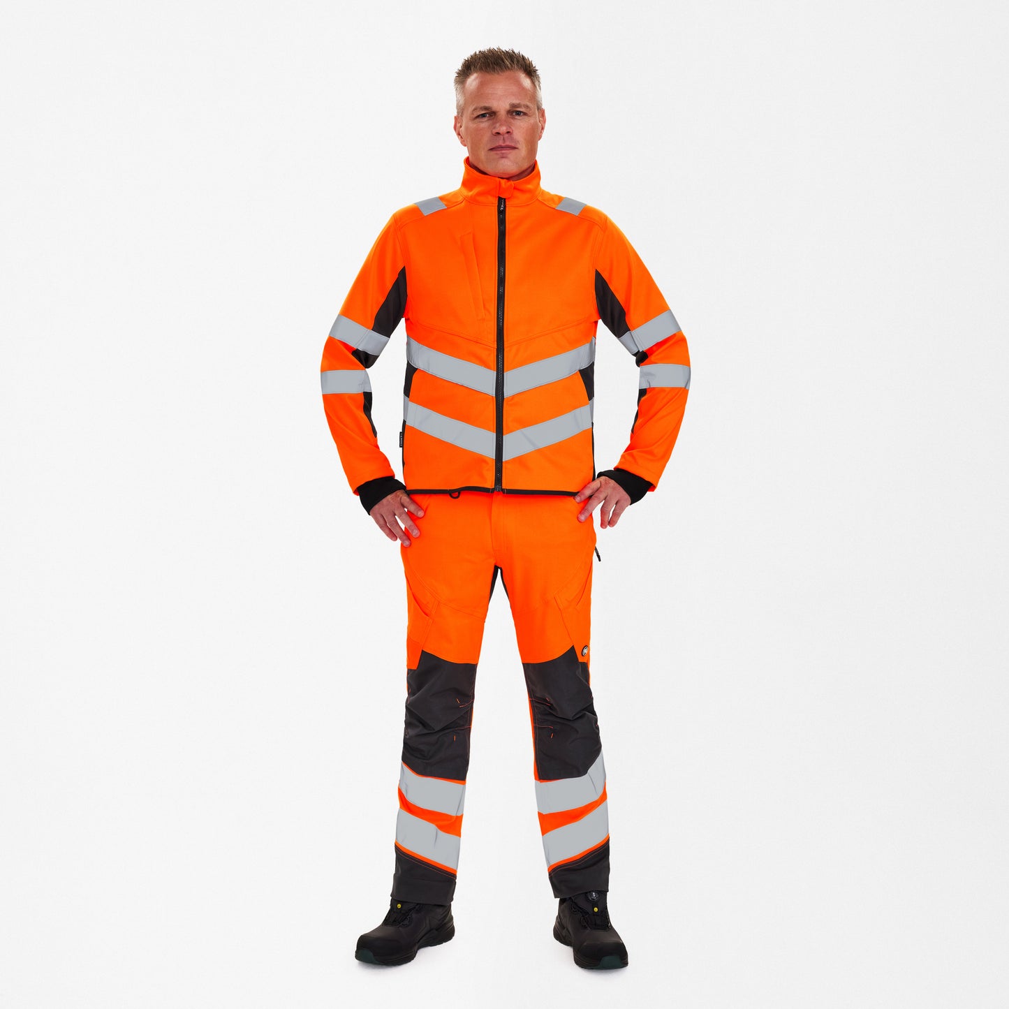 Safety Work Jacket with 2-way stretch
