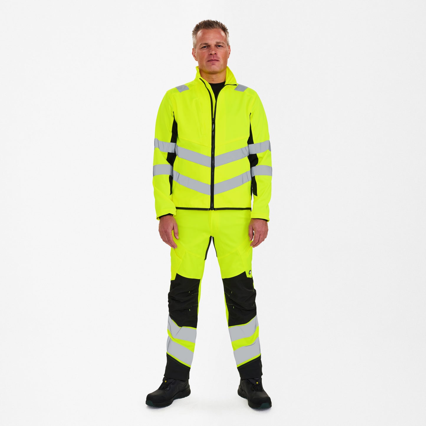 Safety Work Jacket with 2-way stretch