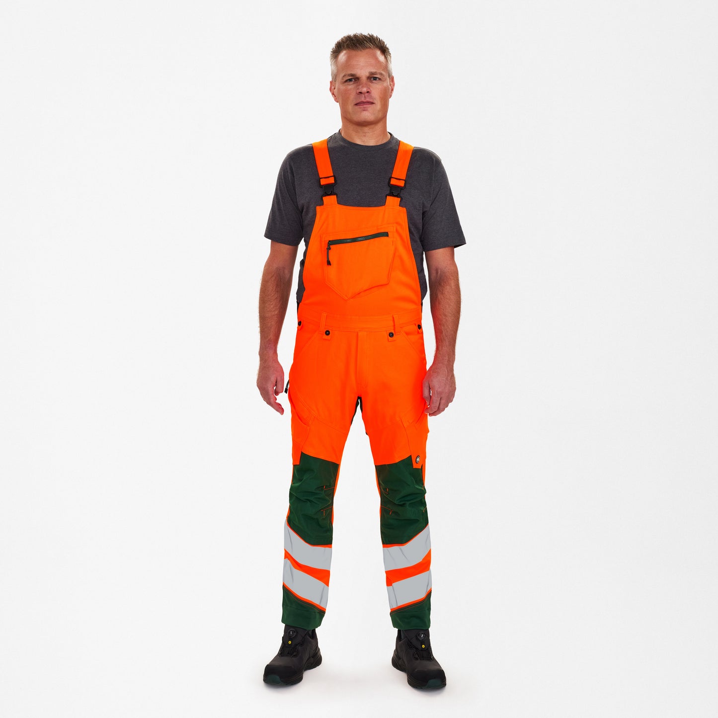 Safety Bib Overall with 2-way stretch