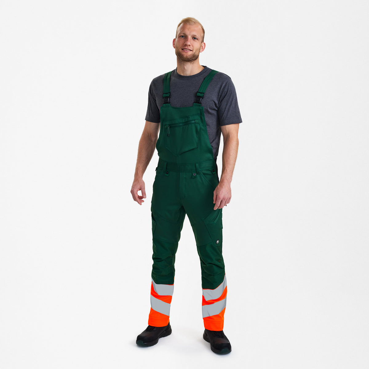 Safety Latzhose mit 2-Wege-Stretch