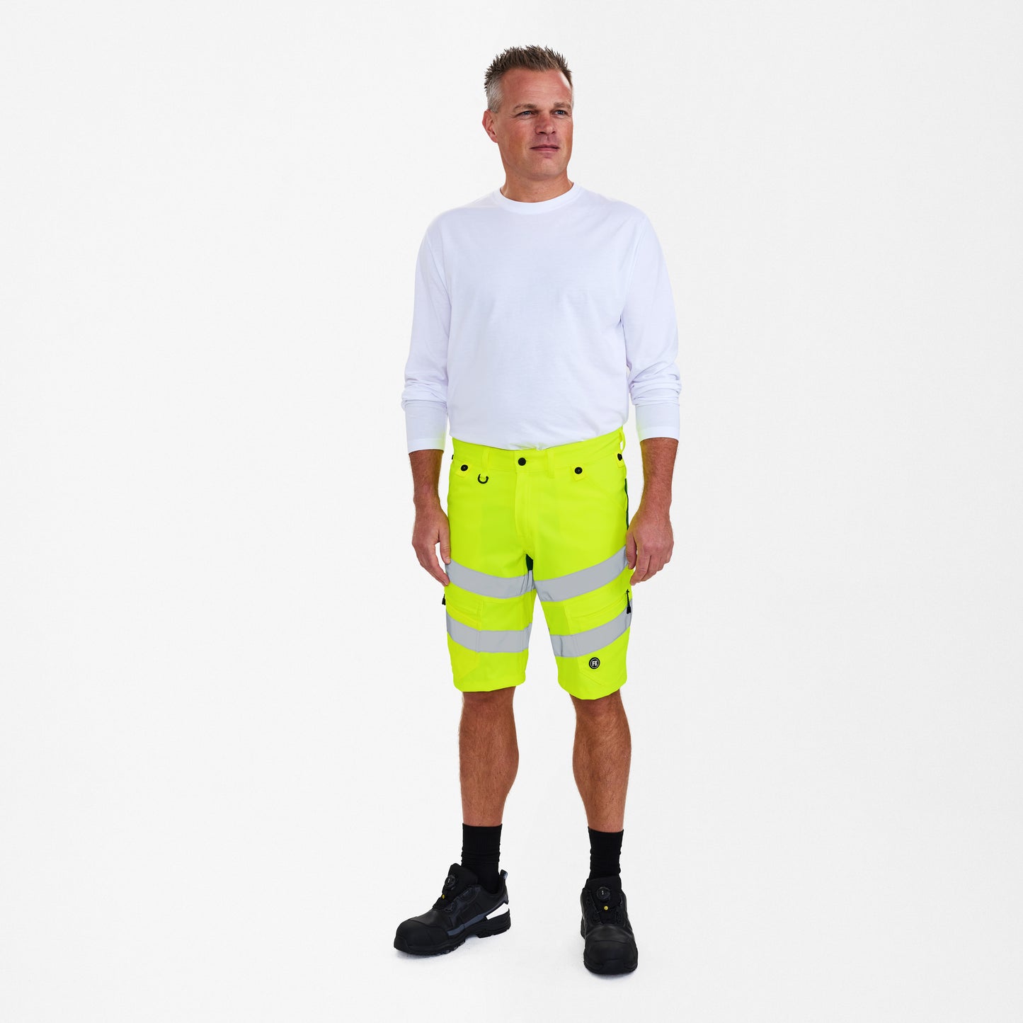 Safety Work Shorts with 2-way stretch