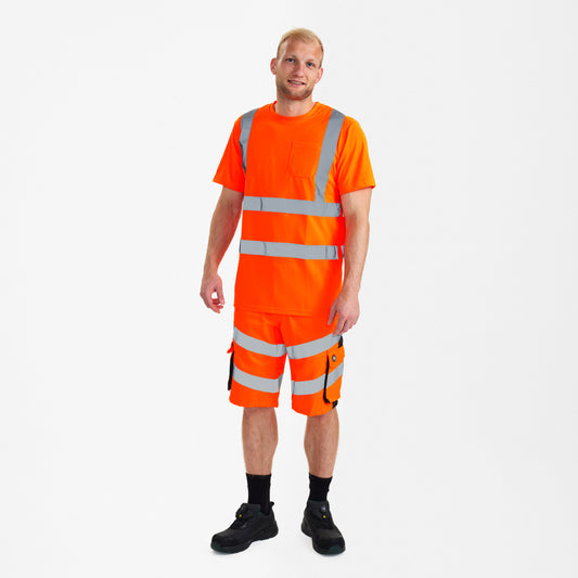 Safety T-shirt with chest pocket