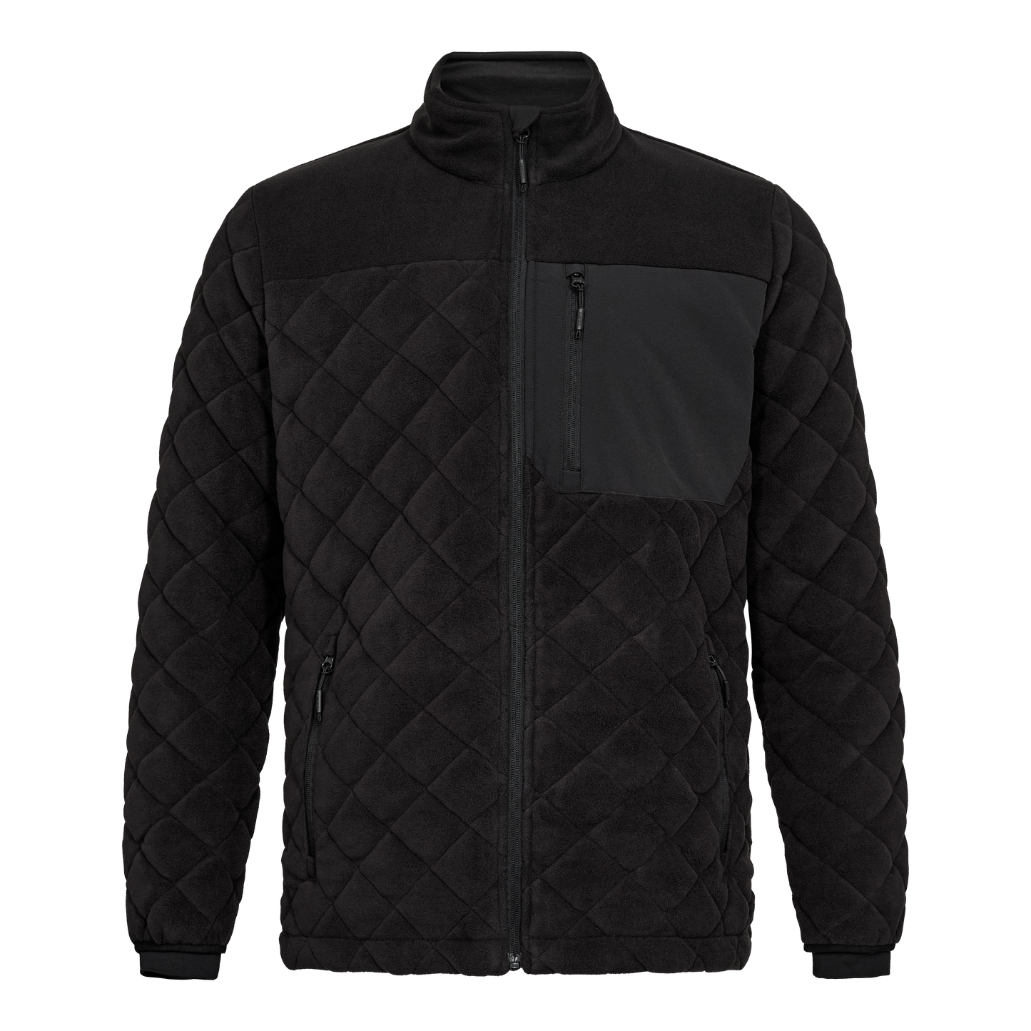Entire Quilted Fleece Jacket