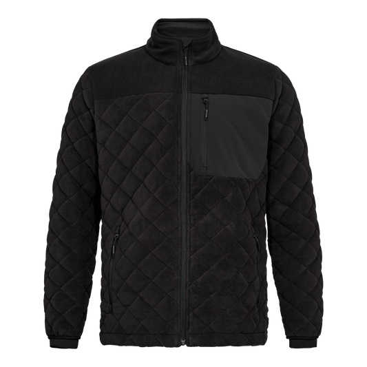 Gesteppte Fleecejacke