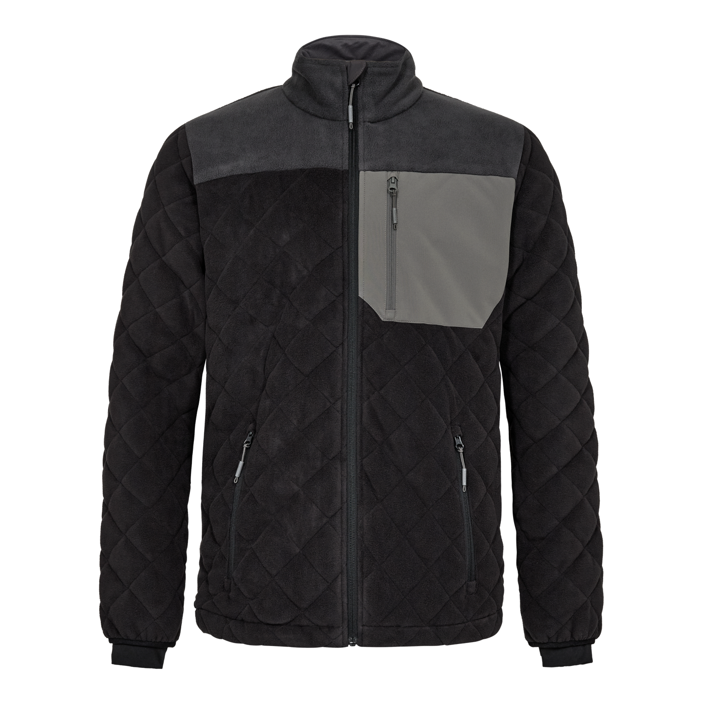 Entire Quilted Fleece Jacket
