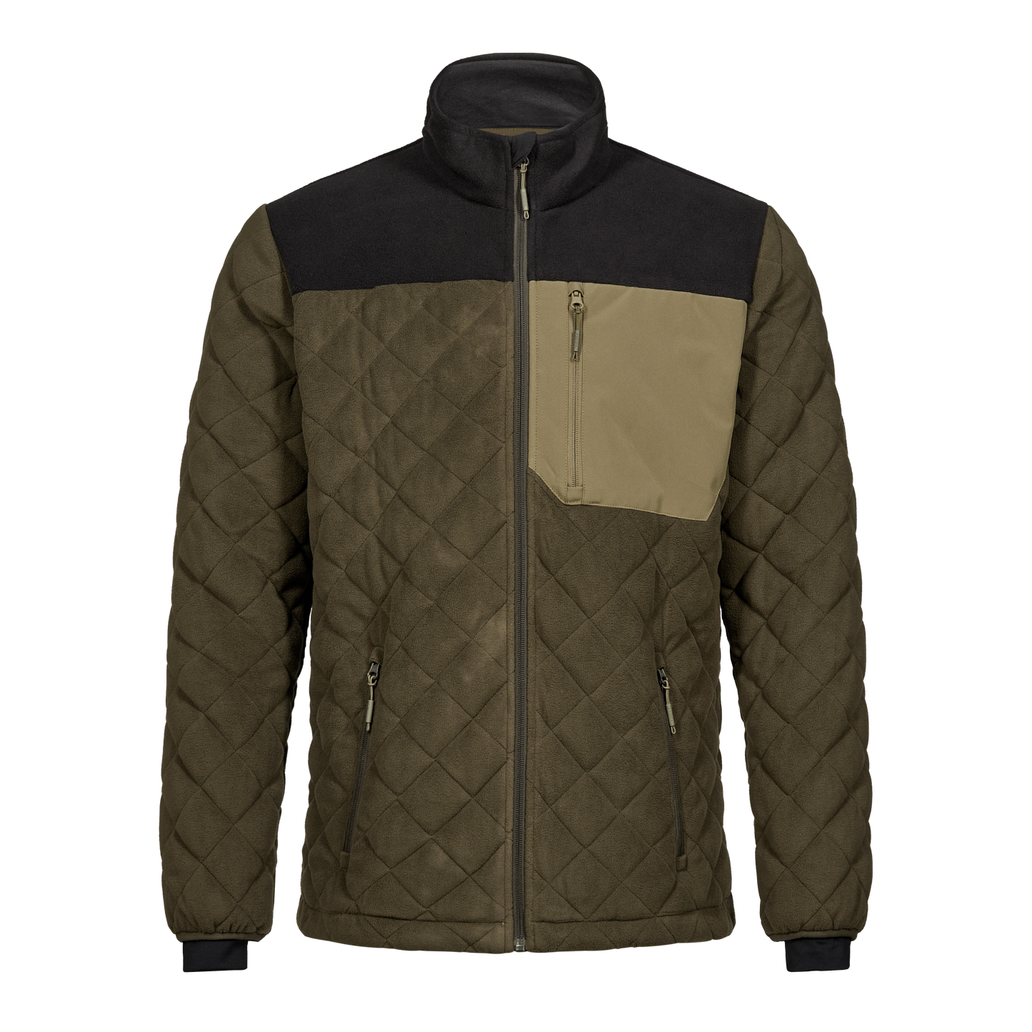 Entire Quilted Fleece Jacket