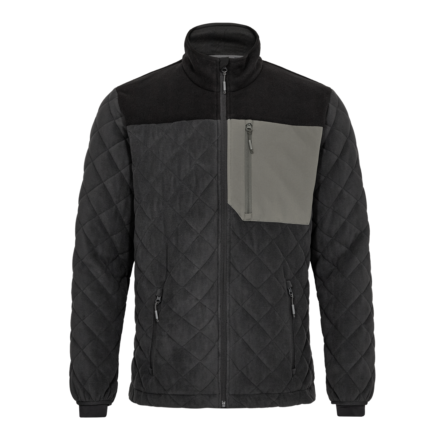 Entire Quilted Fleece Jacket