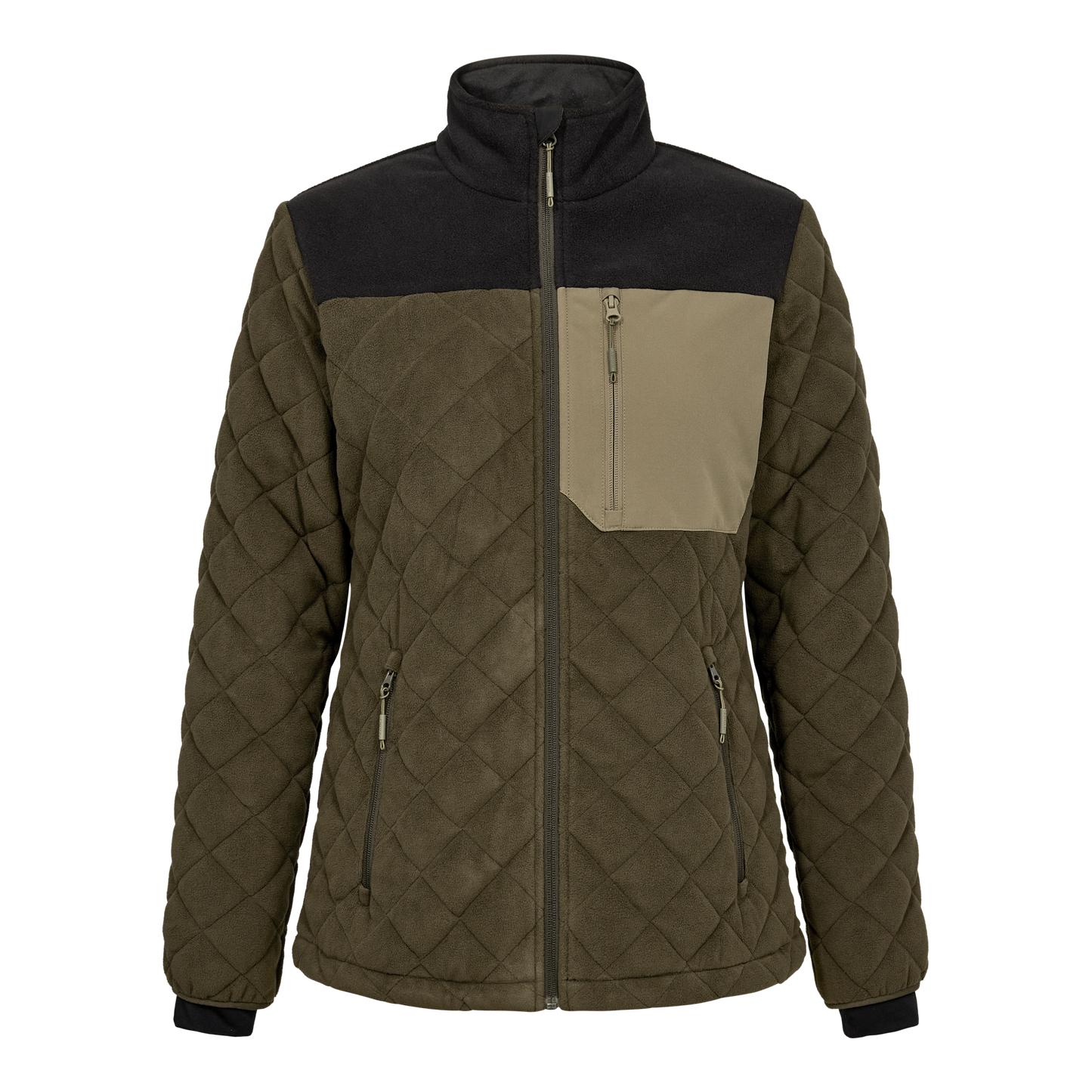 Entire Women's Quilted Fleece Jacket