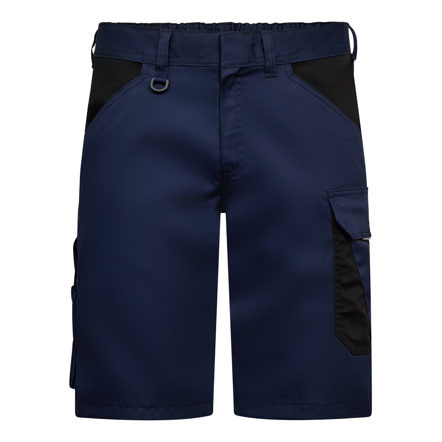 Venture Work Shorts with concealed button closure