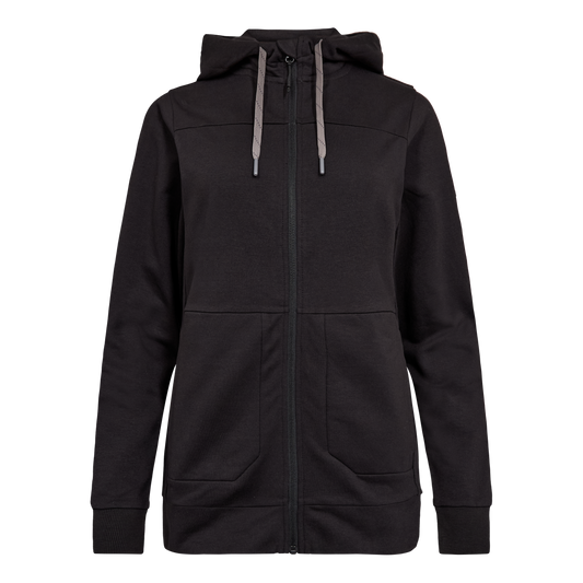 Ganze Strickjacke für Damen mit Kapuze