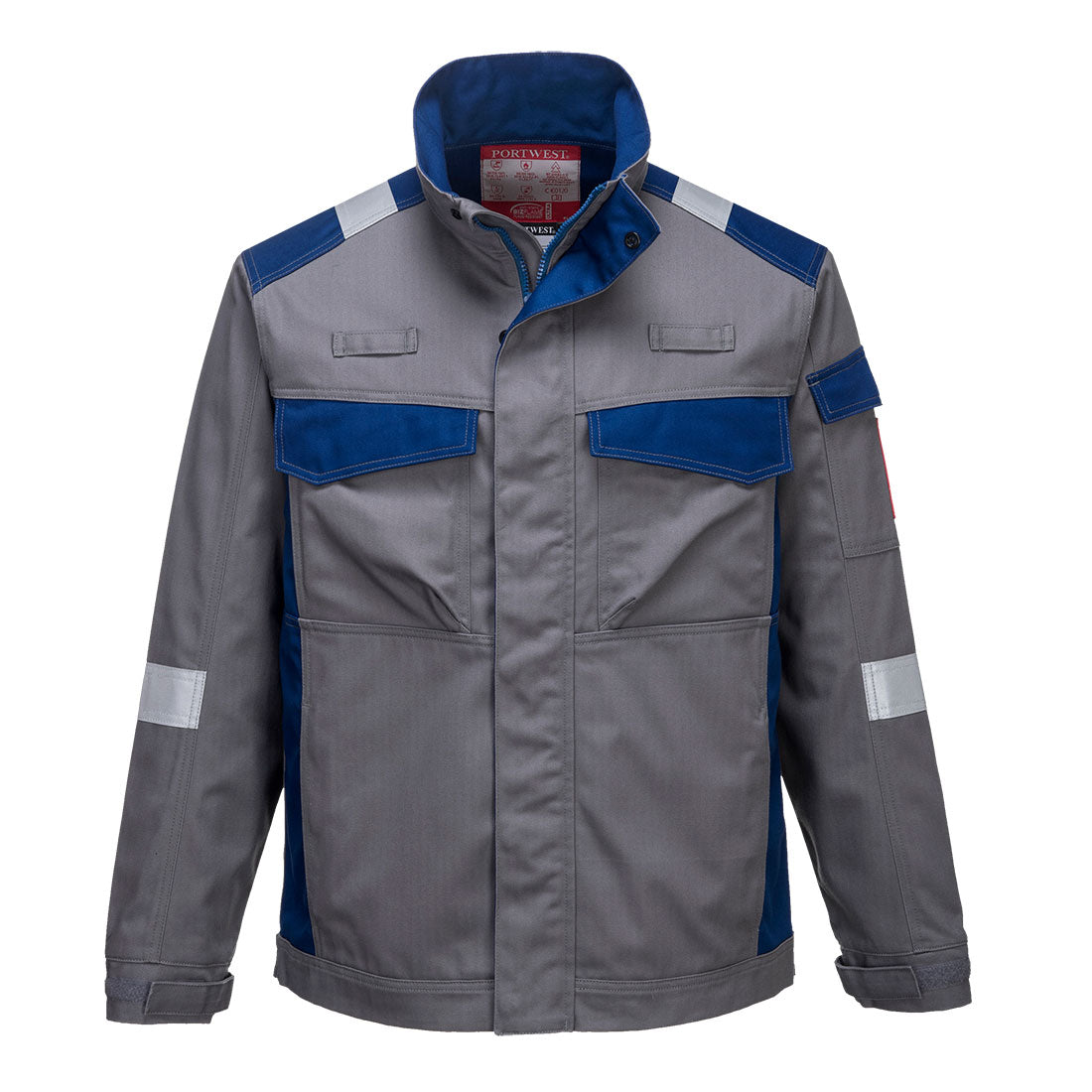 Bluza dwukolorowa Bizflame Industry — Szary