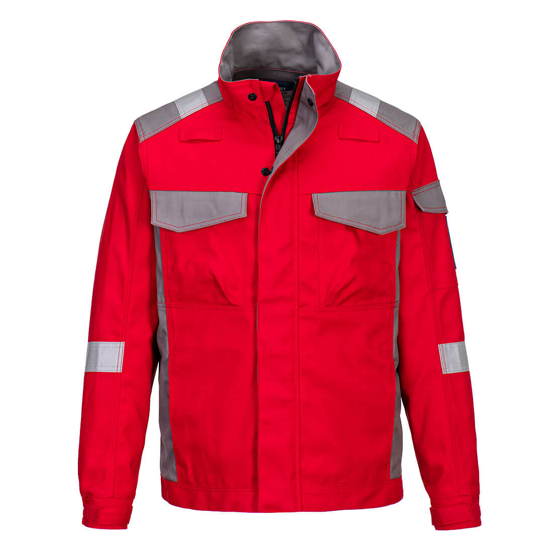 Bluza dwukolorowa Bizflame Industry — Czerwony
