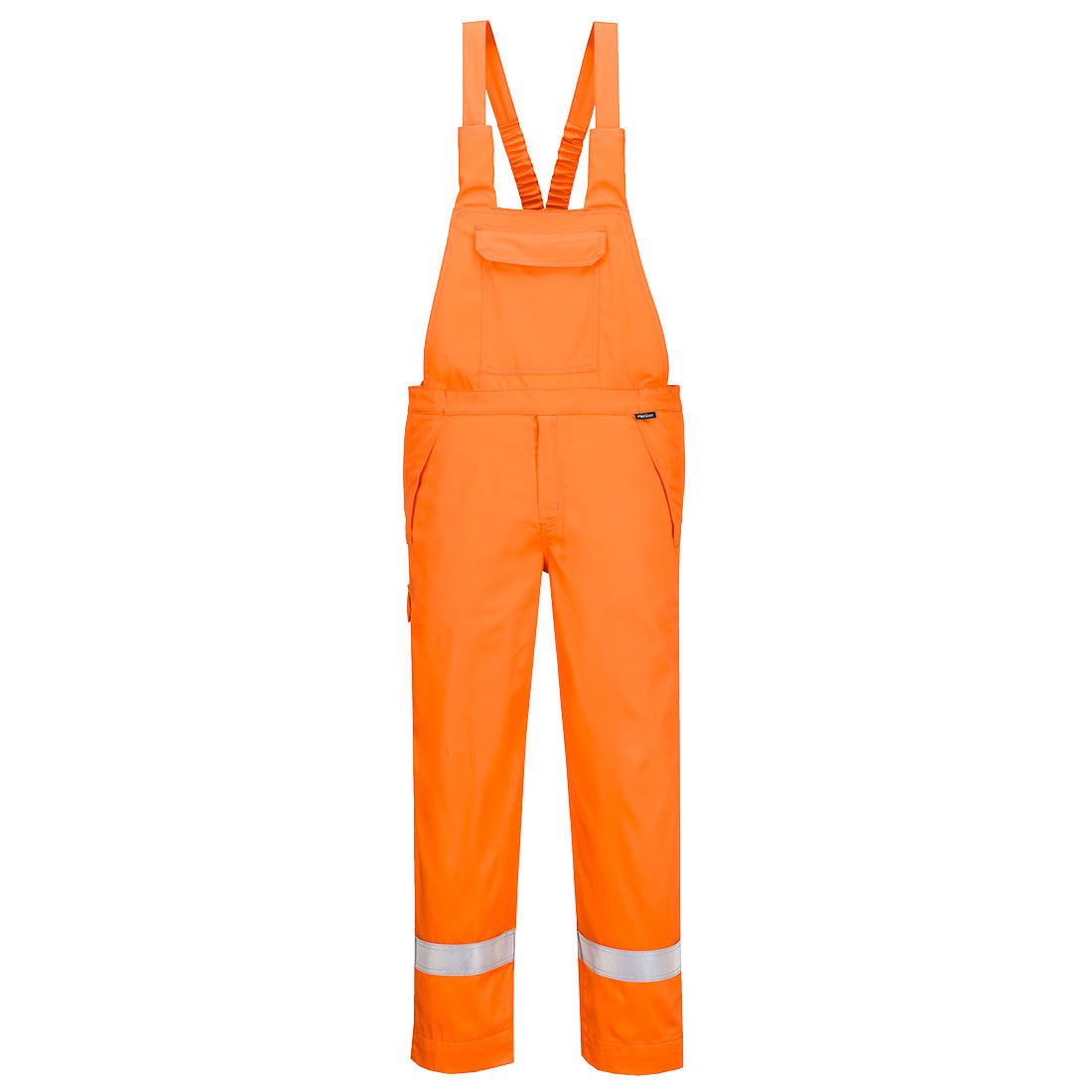 Latzhose Bizflame Work+ FR grau