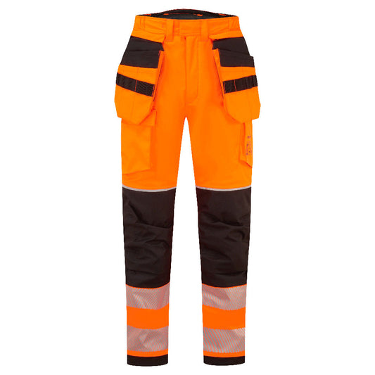 Flammhemmende und warnende PW3 Modaflame Rain Winterhose mit Holstertaschen.