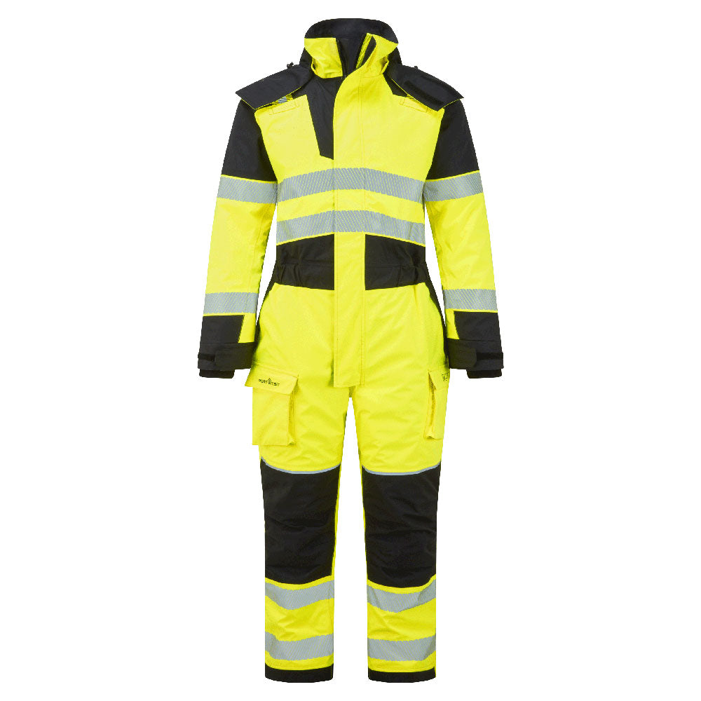 Kombinezon zimowy PW3 Modaflame Rain+ Hi-Vis Multi-Norm FR — Żółty/Czarny