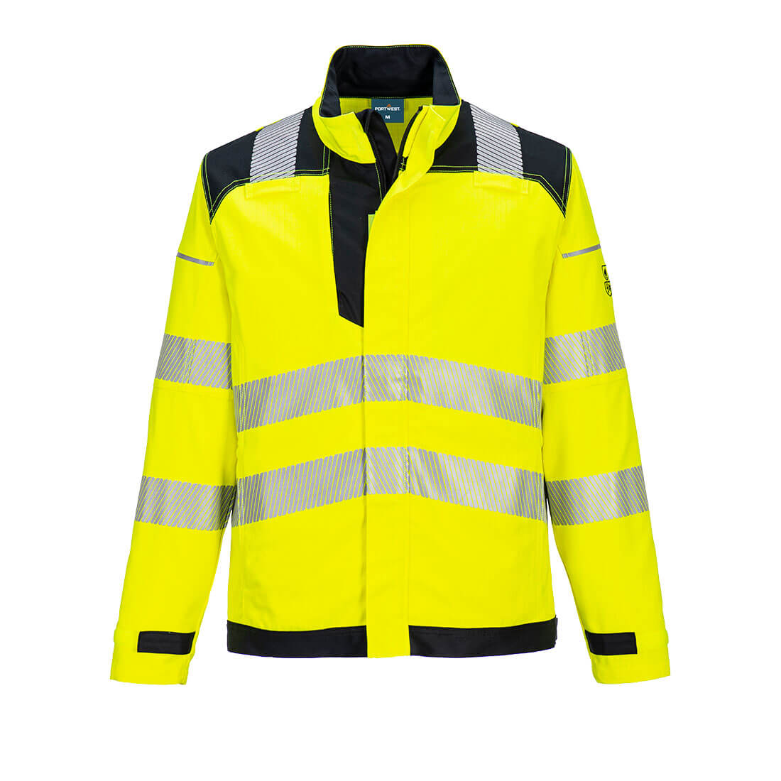 Trudnopalna bluza multiochronna Modaflame PW3 — Żółty/Czarny