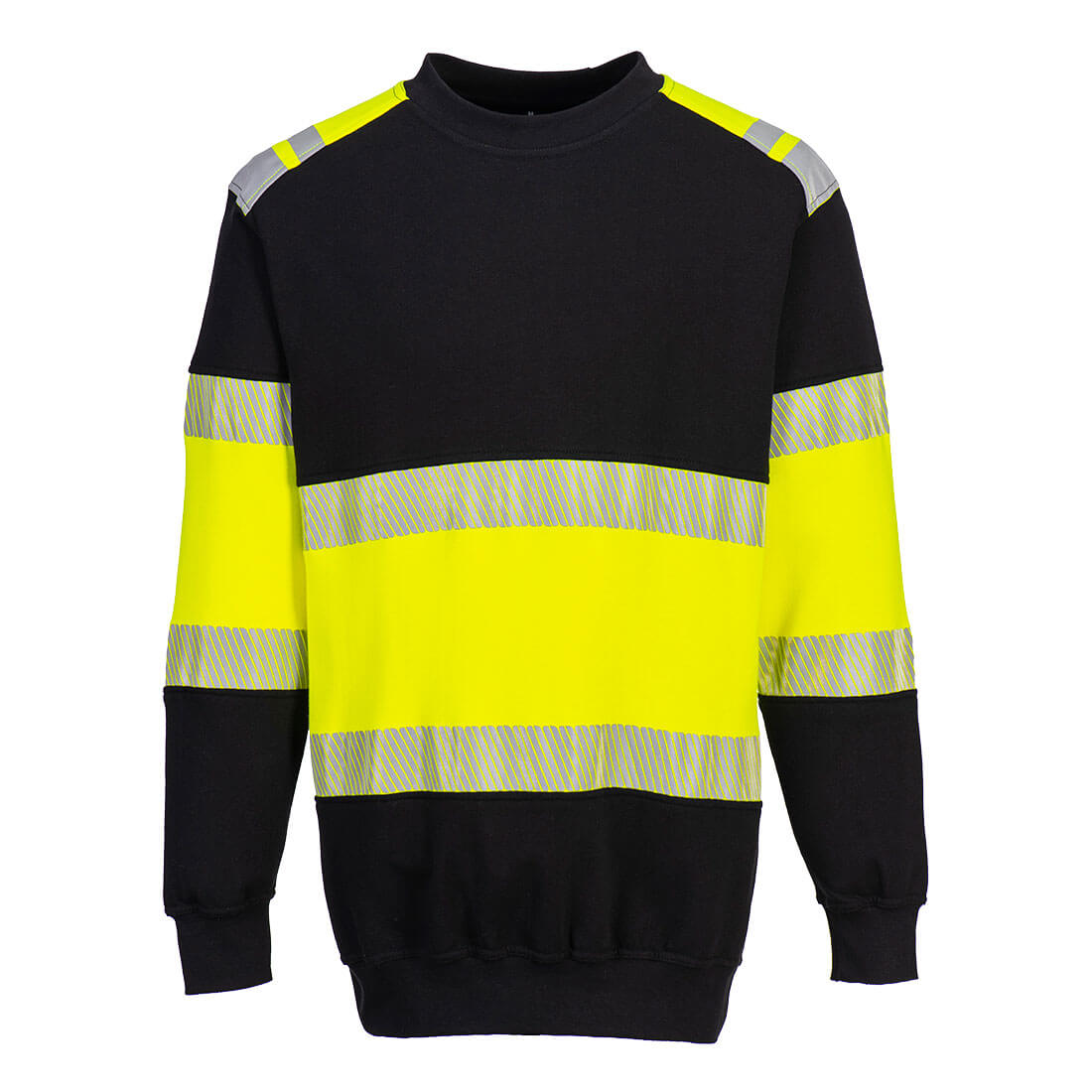 Trudnopalna bluza multiochronna Modaflame PW3 — Żółty/Czarny