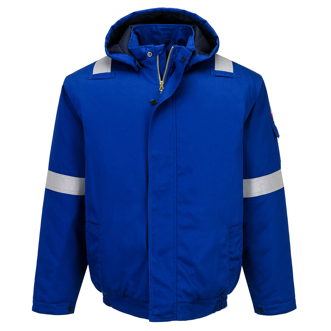 Kurtka ocieplana Bomber Bizflame Work+ FR — Niebieski