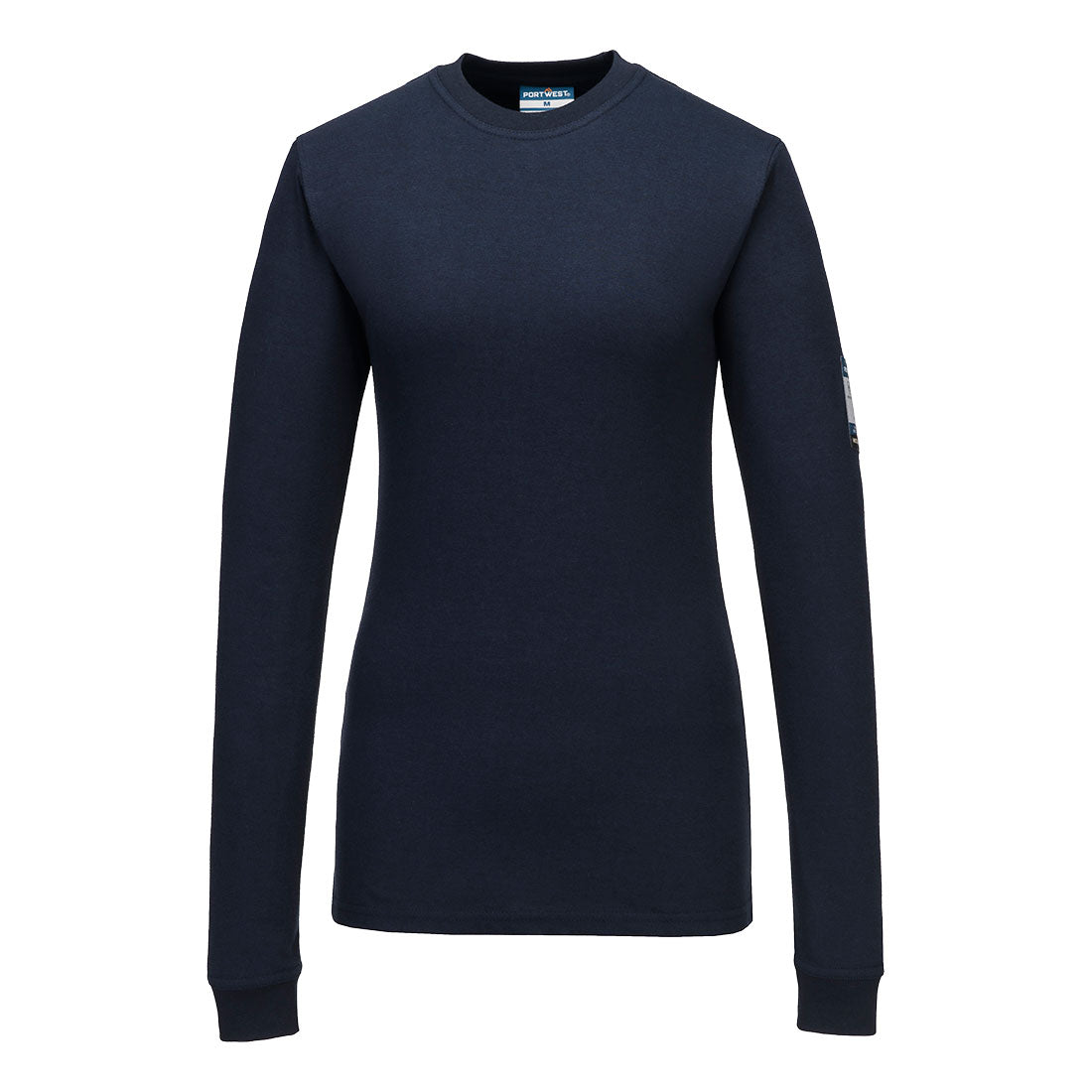 Trudnopalna koszulka damska multiochronna PW3 Modaflame Knit — Granatowy