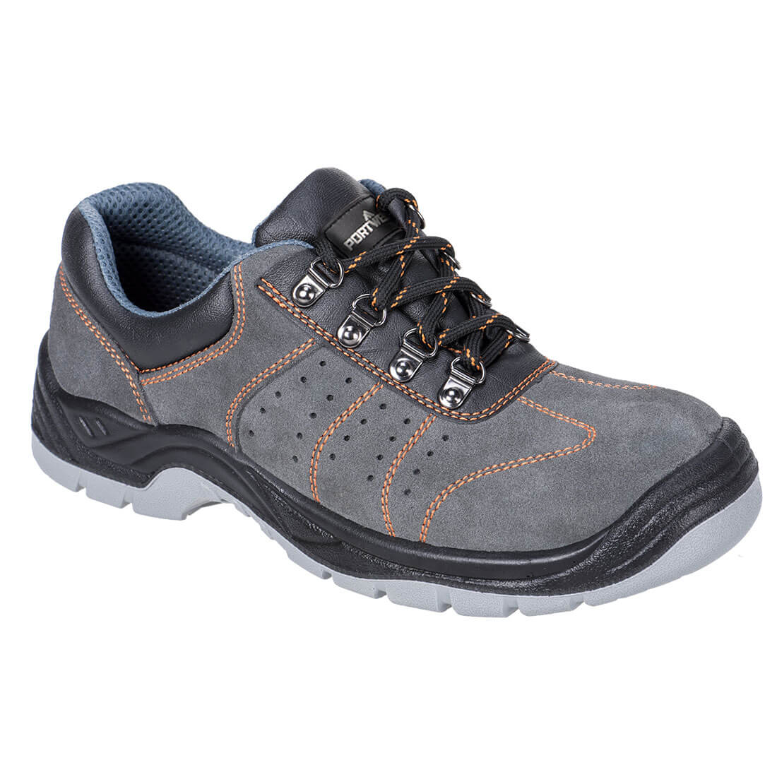 Półbut perforowany Trainer Steelite S1P — Szary