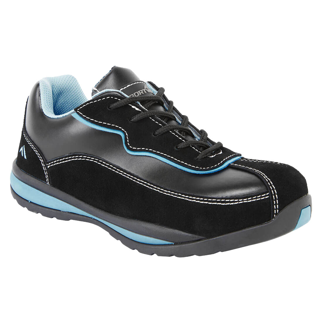 Damski półbut sportowy Steelite Trainer S1P HRO — Czarny