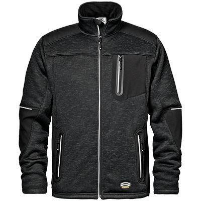 FIGHTER sweatshirt, MELANGE BLACK