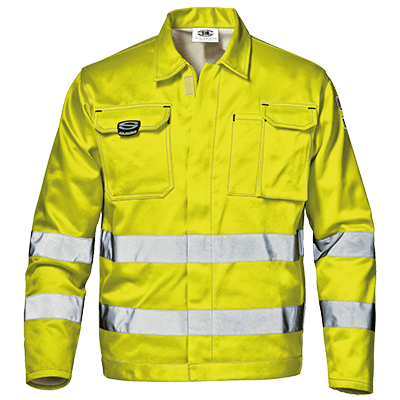 VELVET short jacket, HI-VIS YELLOW