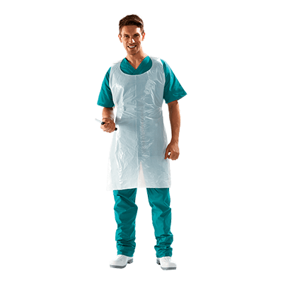 DENSITY apron (box 50 pcs), WHITE