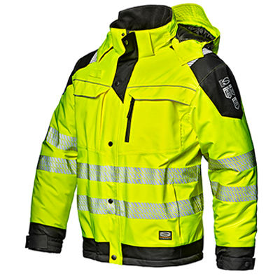 LOFOTEN jacket, HI-VIS YELLOW/BLACK