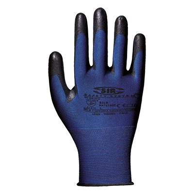 SILK glove, DARK BLUE