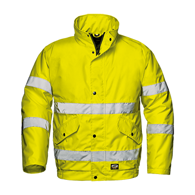 SUPER ESSENTIAL jacket, HI-VIS YELLOW