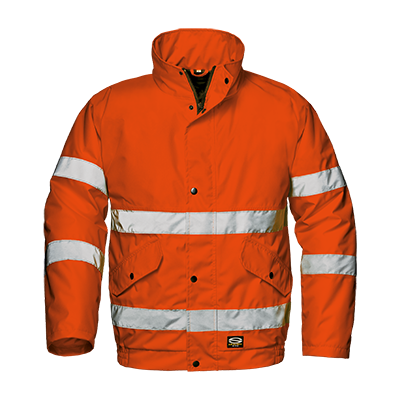 SUPER ESSENTIAL jacket, HI-VIS ORANGE