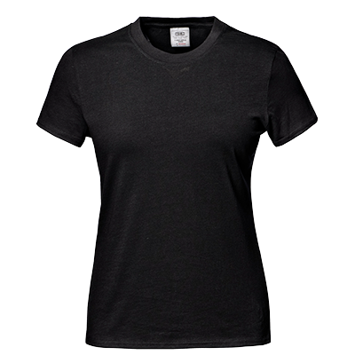 SIRFLEX ladies' t-shirt, BLACK
