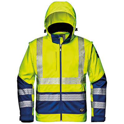 STARMAX jacket, HI-VIS YELLOW/BLUE