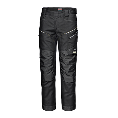 STRETCH CANVAS trousers, BLACK