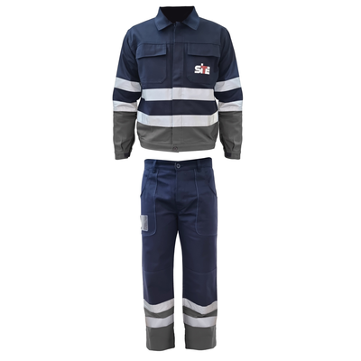 SITE FUSTAGNO 300gr work suit, BLUE/GREY