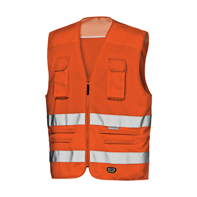 TRAFFIC waistcoat, ORANGE