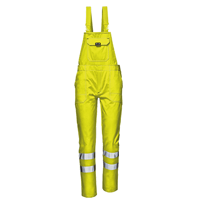 VELVET bib-trousers, HI-VIS YELLOW
