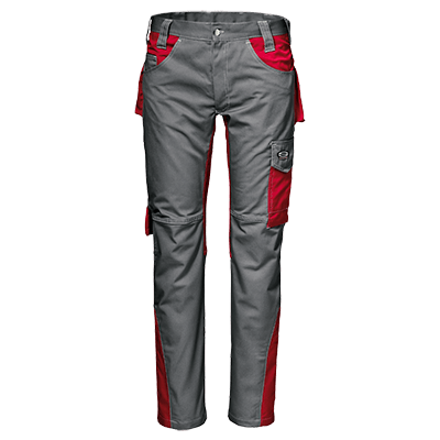 FUSION trousers MASSAUA, SLATE GREY/RED