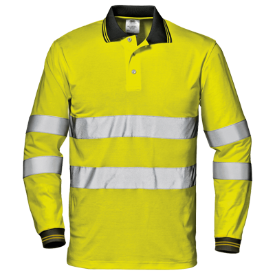 MAX CONFORT polo shirt, HI-VIS YELLOW