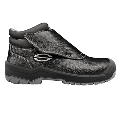 NEW METAL TOP overprotection shoe, BLACK