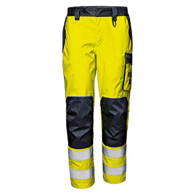 MICROLINES SPRING trousers, HI-VIS YELLOW/BLUE