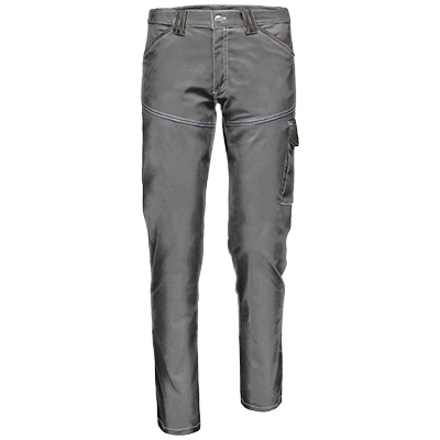 SYMBOL STRETCH TROUSERS, GREY